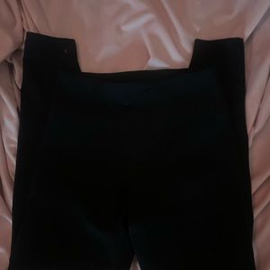 Lands end black leggings